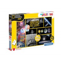 Puzzle Clementoni, National Geographic Kids - I need More Space, 180 piese, dimensiuni 48x33cm